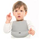 Minikoioi - Silicone Flexi Bib - Grey - SW1hZ2U6NjUyOTEw