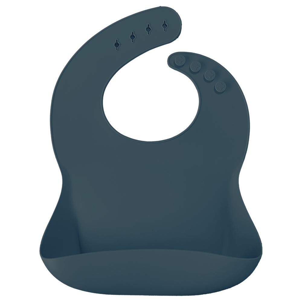 Minikoioi - Basics Silicone Bib - Deep Blue