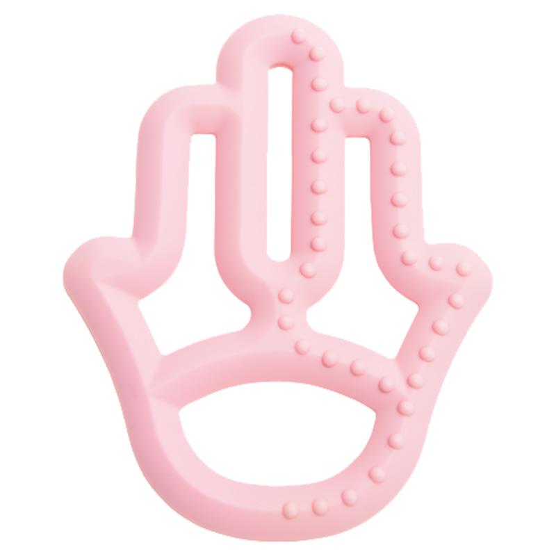 عضاضة اطفال (عضاضة اسنان) سيليكون - زهري فاتح Silicone Toothee Teether - Minikoioi