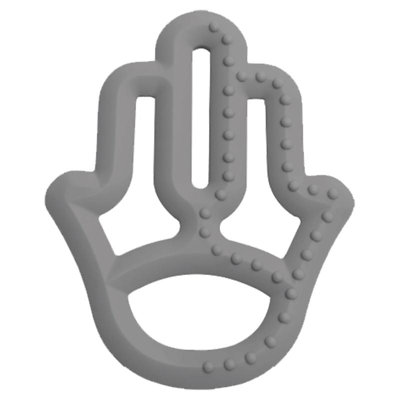 عضاضة اطفال (عضاضة اسنان) سيليكون - رمادي Silicone Toothee Teether - Minikoioi