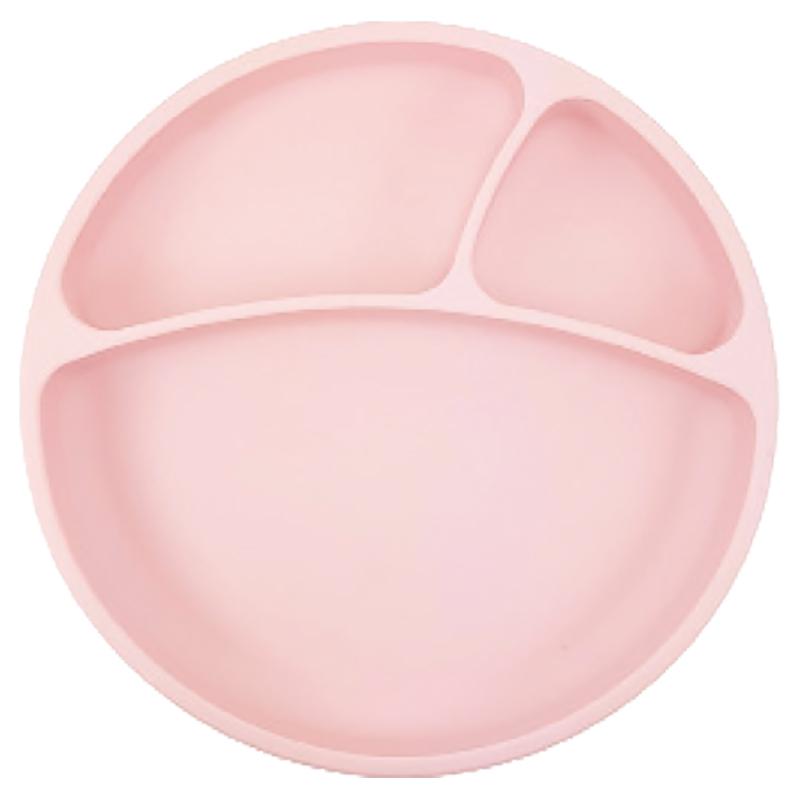 Minikoioi - Silicone Portions Plate - Pink