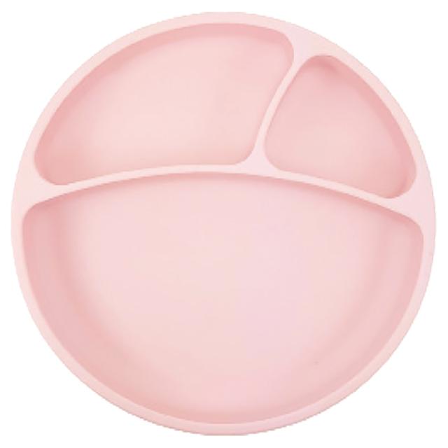 Minikoioi - Silicone Portions Plate - Pink - SW1hZ2U6NjUzMTA0