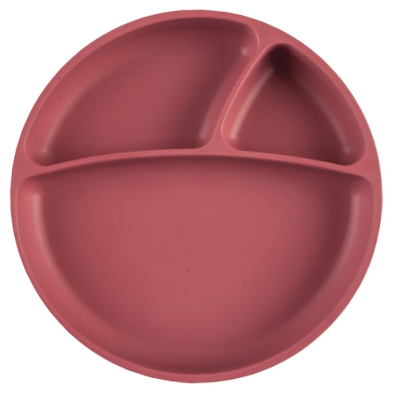 Minikoioi - Silicone Portions Plate - Rose