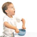 زبدية (وعاء طعام) للاطفال (سيليكون) - أزرق Silicone Bowly - Minikoioi - SW1hZ2U6NjUzNDcw