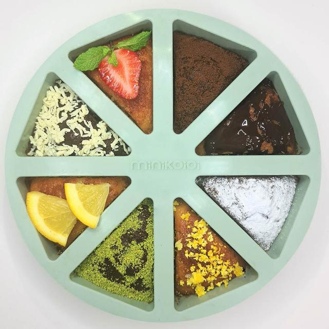 قالب كيك (قالب سيليكون كيك) 8 قطع - أخضر Minikoioi Slices Cake Silicone Mold - SW1hZ2U6NjUzODYw