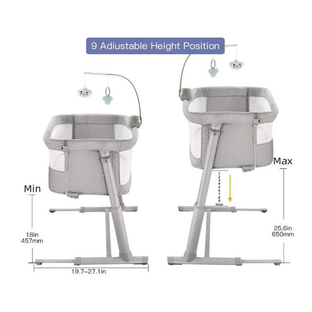 سرير للأطفال قابل للتعديل Adjustable Bedside Bassinet - Bumble & Bird - SW1hZ2U6NjU0MDcx