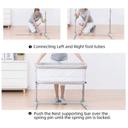 سرير للأطفال قابل للتعديل Adjustable Bedside Bassinet - Bumble & Bird - SW1hZ2U6NjU0MDc5