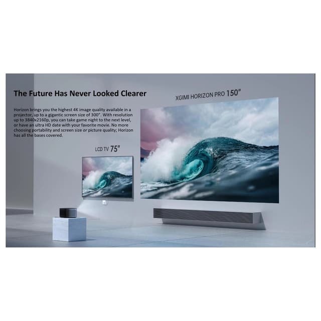 بروجكتر 4K منزلي 2200 شمعة Xgimi Horizon Pro 4K Projector