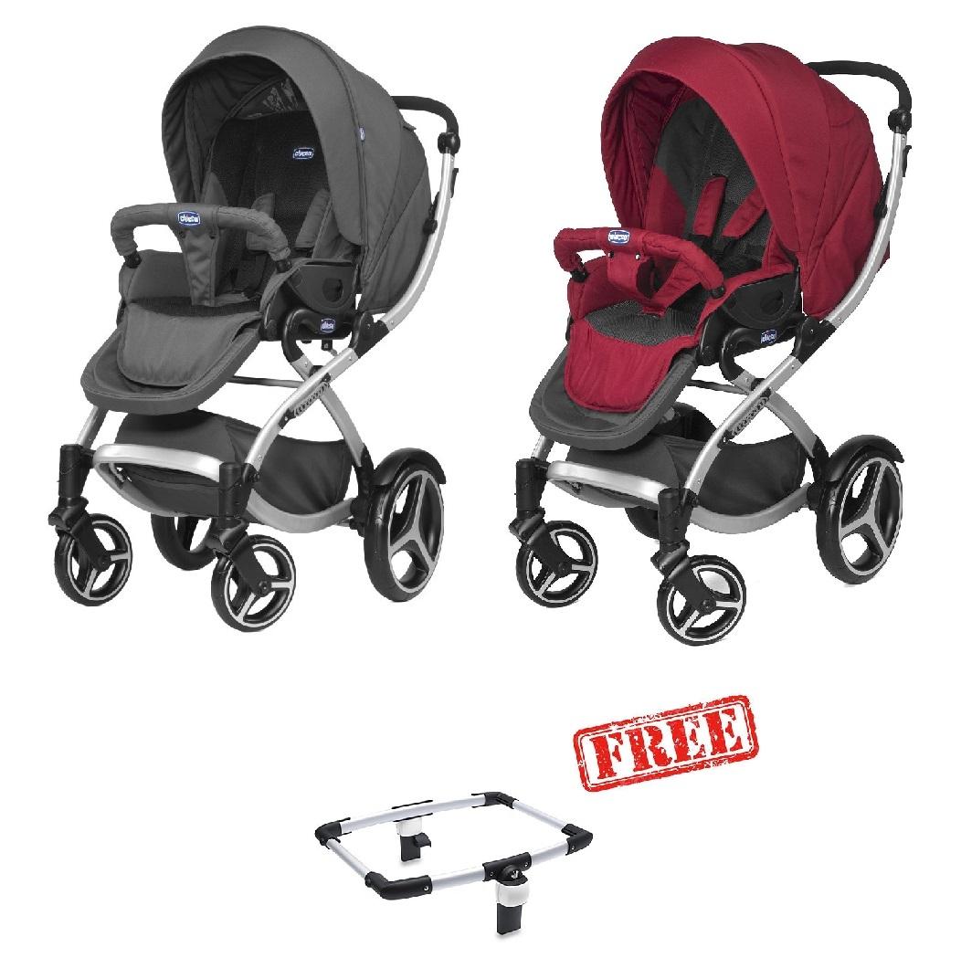 عربية اطفال شيكو مع محول كي فيت شيكو Chicco Artic Complete Stroller with Free Keyfit Adaptor