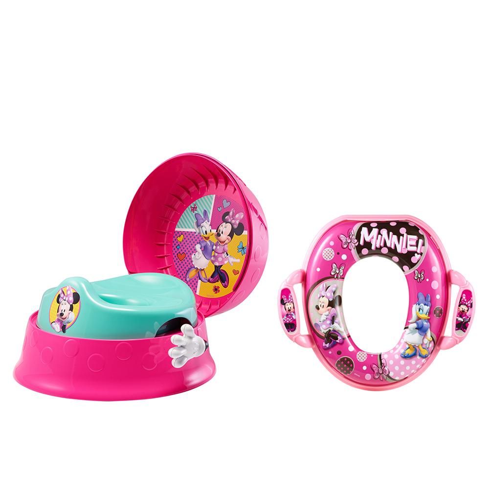 The First Years - Minnie Mouse 3-in-1 Potty Training + Soft Potty Ring