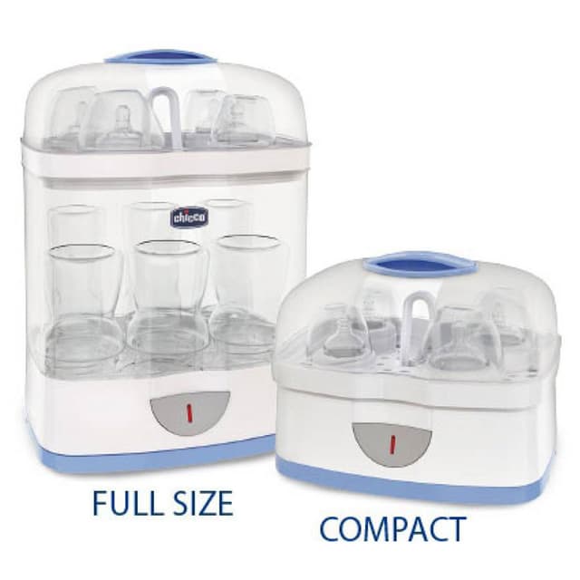 جهاز  تعقيم الرضاعات شيكو بمقبس بريطاني Chicco 2-in-1 Sterilnatural with UK Plug