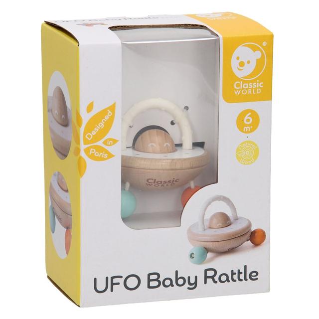 لعبة الجسم الغامض للاطفال كلاسيك وورلد خشب classic world UFO baby rattle - SW1hZ2U6NjU0MzY0