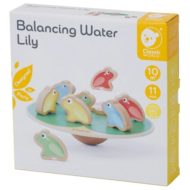 لعبة توازن بركة الماء للاطفال كلاسيك وورلد خشب classic world balancing water lily - SW1hZ2U6NjU0NDg3