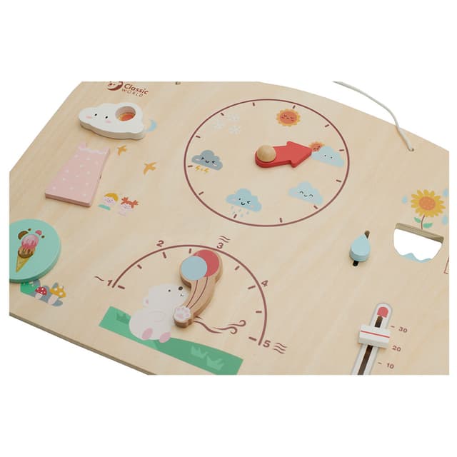 لعبة الطقس للاطفال كلاسيك وورلد خشب classic world barometer