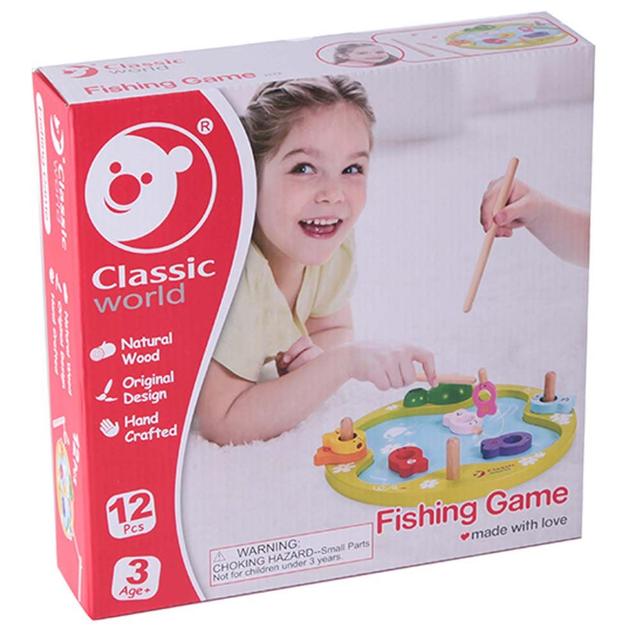 لعبة الصيد للاطفال كلاسيك وورلد 12 قطعة classic world fishing game 12 pcs - SW1hZ2U6NjU0NjMx