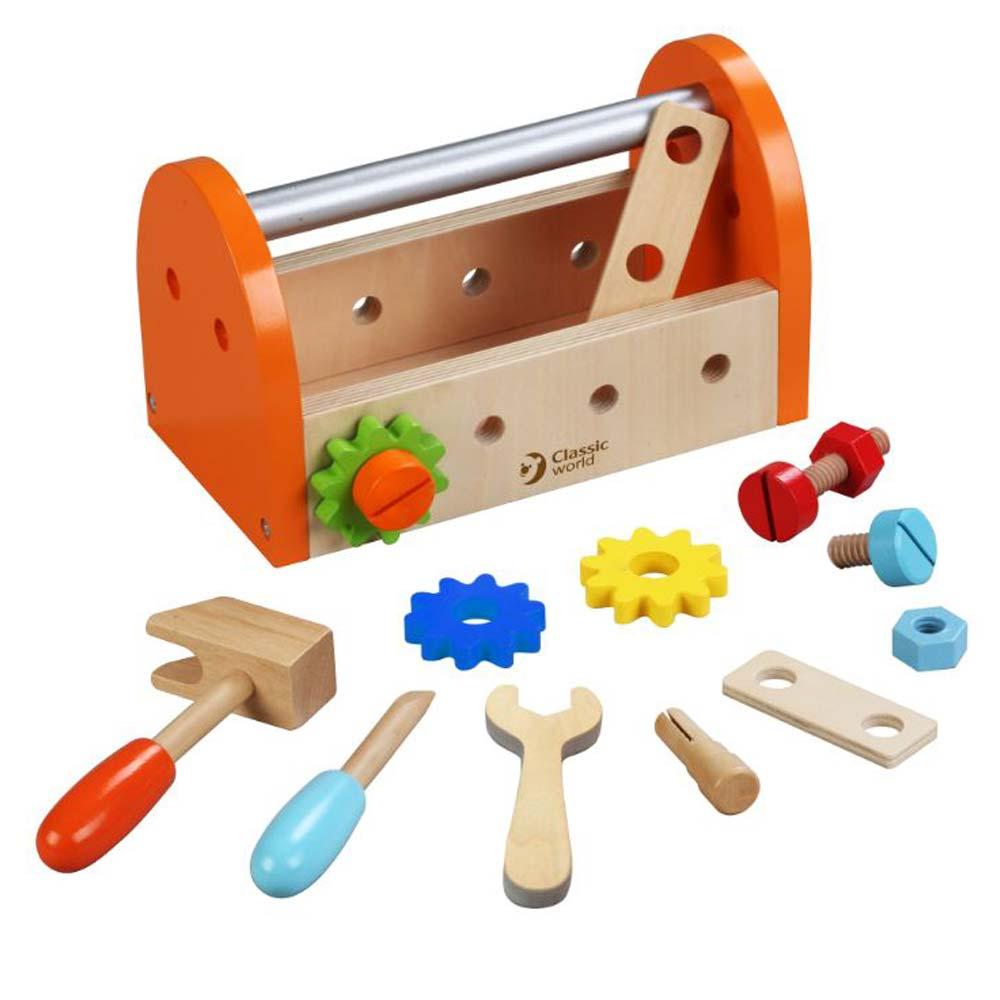 لعبة ادوات النجار للاطفال كلاسيك وورلد خشب classic world small carpenter set