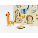 لعبة لغز حديقة الحيوانات للاطفال كلاسيك وورلد 8 قطع classic world zoo puzzle