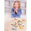 لعبة لغز حديقة الحيوانات للاطفال كلاسيك وورلد 8 قطع classic world zoo puzzle