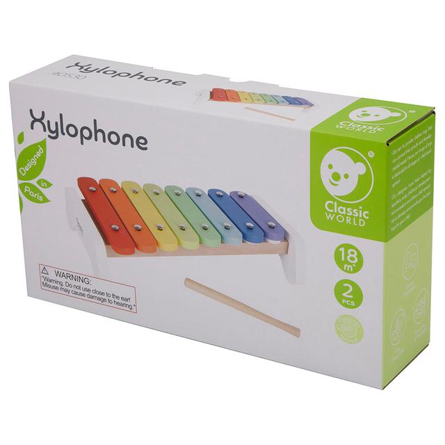لعبة اكسيليفون للاطفال كلاسيك وورلد 8 اشرطة classic world xylophone