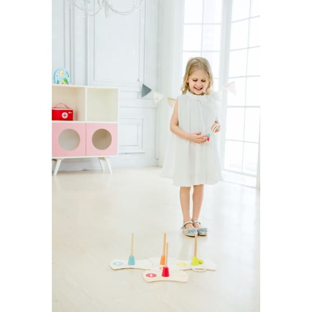 لعبة رمي الاطواق للاطفال كلاسيك ووورلد خشب classic world ring toss