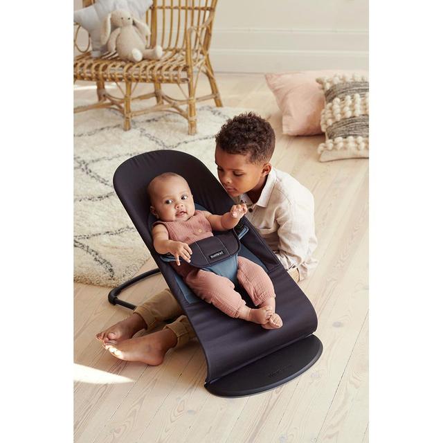 BabyBjorn Bouncer Balance Soft-Black Cotton - SW1hZ2U6NjY1ODAz