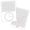 لعبة تعلم الرسوم البيانية للأطفال Eduk8 Worldwide A4 Graph Dry Erase Board Pack of 30 - SW1hZ2U6NjU1OTY2