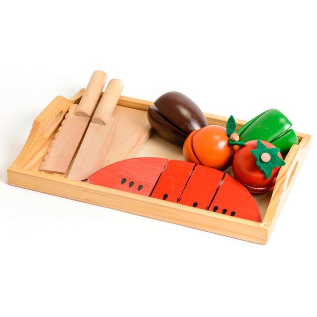 لعبة تعلم تحضير الطعام للأطفال Eduk8 Worldwide N' Play Fruit & Veg Tray - SW1hZ2U6NjU2MDkz