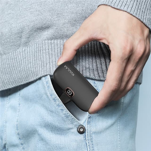 باور بانك محمول صغير للآيفون Kuulaa mini power bank 5000mAh for iPhone