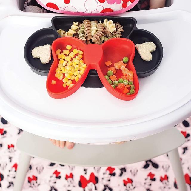 Bumkins - Minnie Mouse Silicone Grip Dish - SW1hZ2U6NjQzMDE4