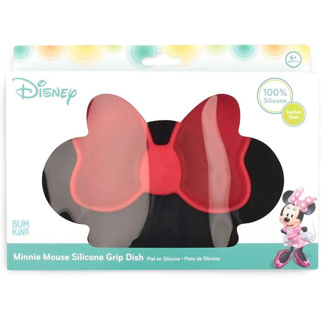صحن ميني ماوس للأطفال من بمكينز  Bumkins Minnie Mouse Silicone Grip Dish - SW1hZ2U6NjQzMDIw