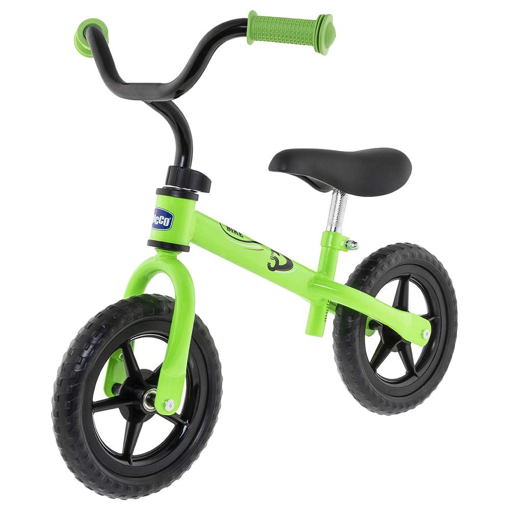 سيكل اطفال شيكو بأطارات مقاومة للثقوب لعمر 2_5 سنوات أخضر Chicco Balance Bike Green Rocket