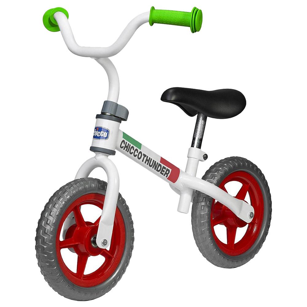سيكل اطفال شيكو بأطارات مقاومة للثقوب لعمر 2-5 سنوات Chicco Balance Bike Thunder