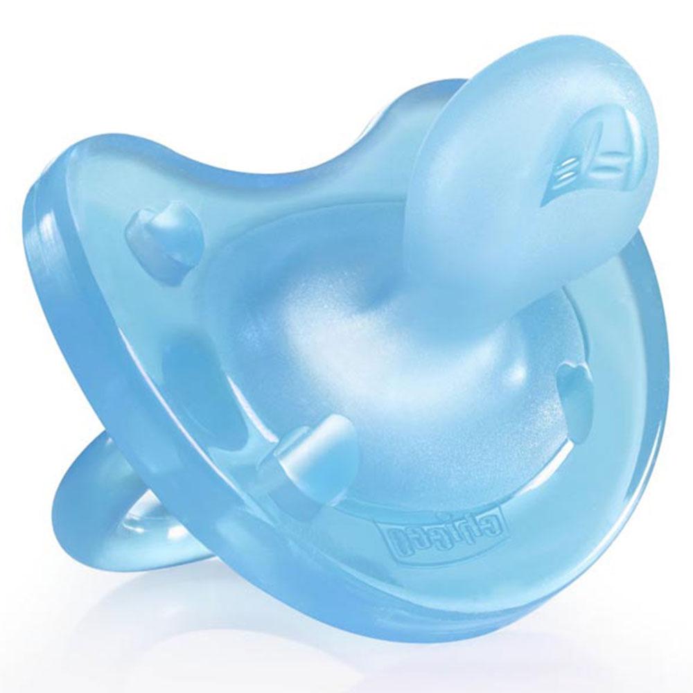 Chicco - PhysioForma Soft Silicone Soother 0-6m 1pc - Blue