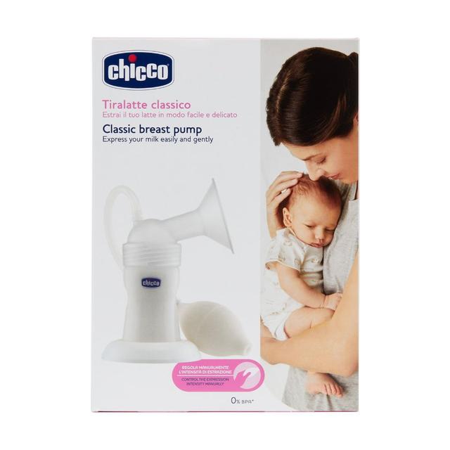 مضخة حليب الأم يدوية شيكو بفوهة شفط ناعمة Chicco Classic Breast Pump 0m+ - SW1hZ2U6NjQ1Nzg1