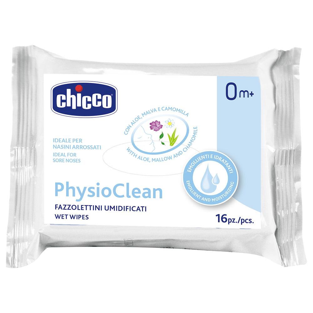 مناديل مبلله للاطفال 16 قطعة شيكو Chicco Wet Wipes Physioclean Pack