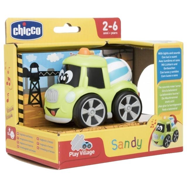 لعبة سيارة البناء للاطفال شيكو بمؤثرات صوتية وضوئية Chicco Gioco Builders sandy - SW1hZ2U6NjQ2NzQ2