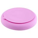 صحن للاطفال شيكو من السيليكون مع قاعدة شفط زهر Chicco Easy Menu Silicone Plate w/ Suction Cup Pink - SW1hZ2U6NjQ3NDEw