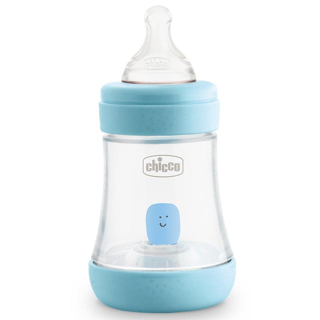 مجموعة هدايا بيرفكت 5 للأطفال حديثي الولادة 3 قطع أزرق من شيكو Chicco Perfect 5 Baby Feeding Gift Set Blue - SW1hZ2U6NjQ4NTI3