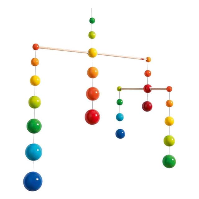 العاب سرير الاطفال من هابا HABA Mobile Rainbow Balls