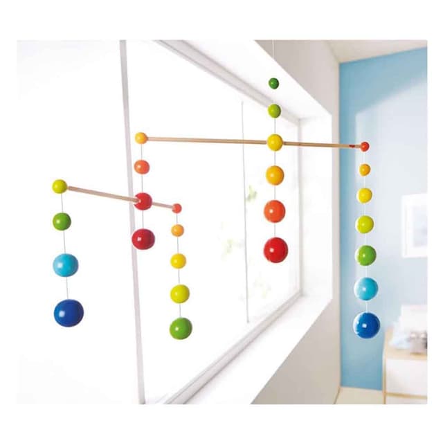 العاب سرير الاطفال من هابا HABA Mobile Rainbow Balls