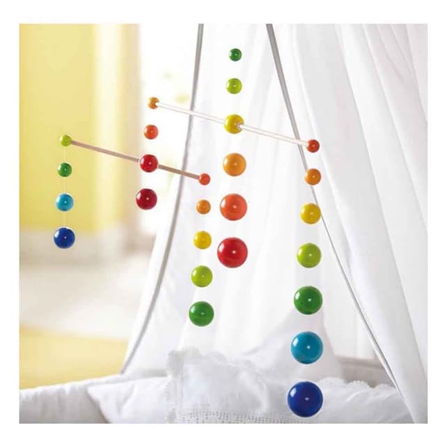العاب سرير الاطفال من هابا HABA Mobile Rainbow Balls