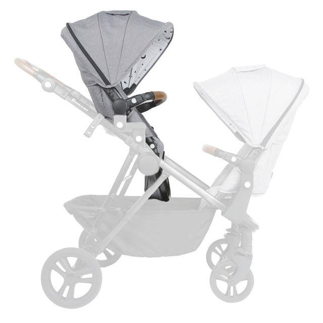 مقعد اضافي لعربة الأطفال لون رمادي بامبل اند بيرد Second Seat for Dove Stroller - Bumble Bird - SW1hZ2U6NjYxNTA2