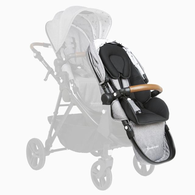 مقعد اضافي لعربة الأطفال لون رمادي بامبل اند بيرد Second Seat for Dove Stroller - Bumble Bird - SW1hZ2U6NjYxNTA4