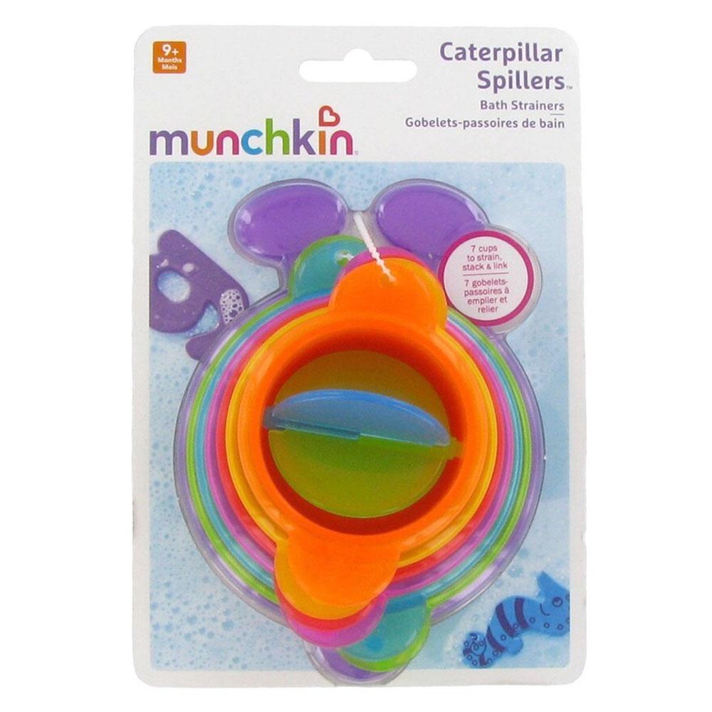 لعبة الدودة للاستحمام للاطفال بنفسجي منشكين Munchkin Caterpillar Spillers
