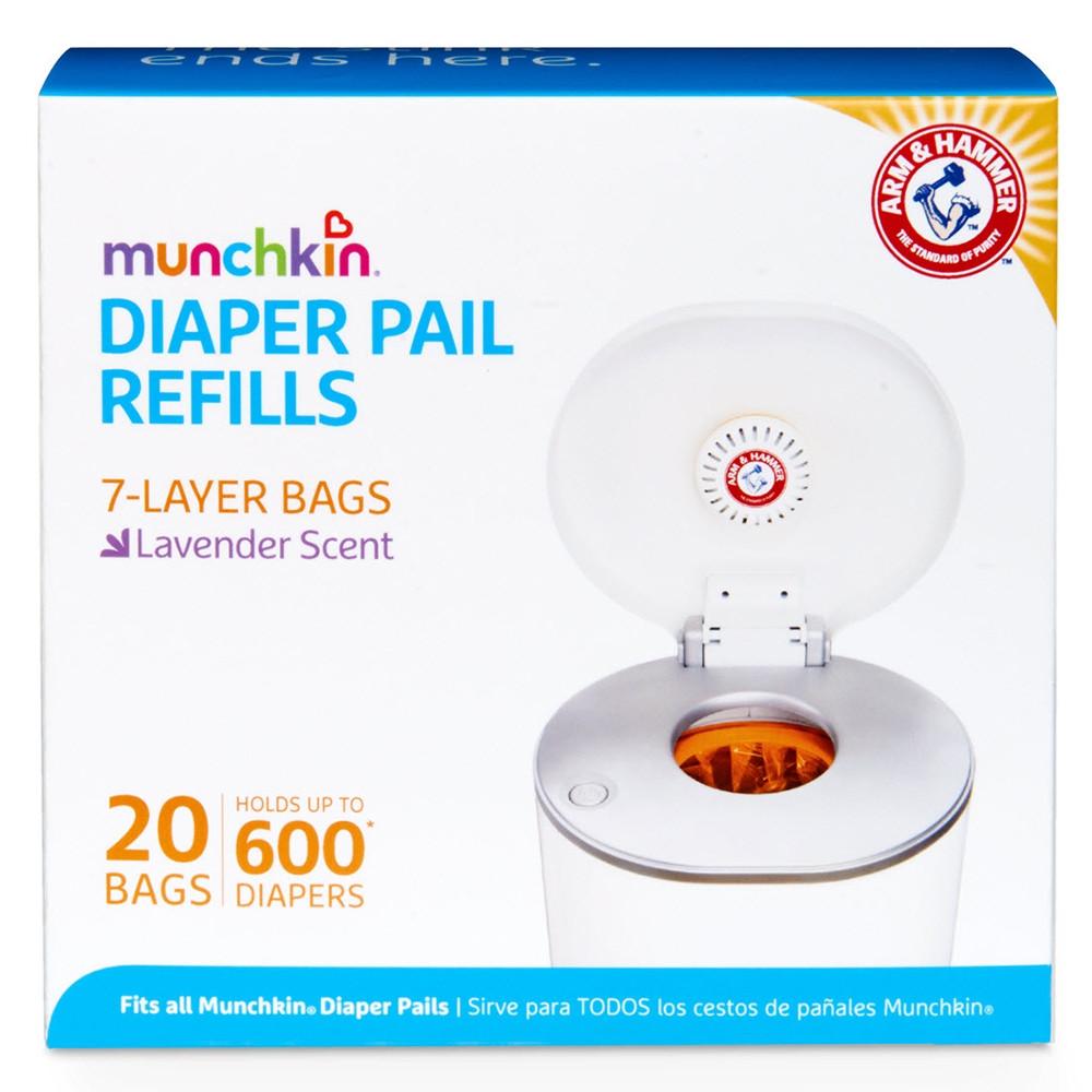 Munchkin - Arm & Hammer Diaper Pail Refill Bags 20pack