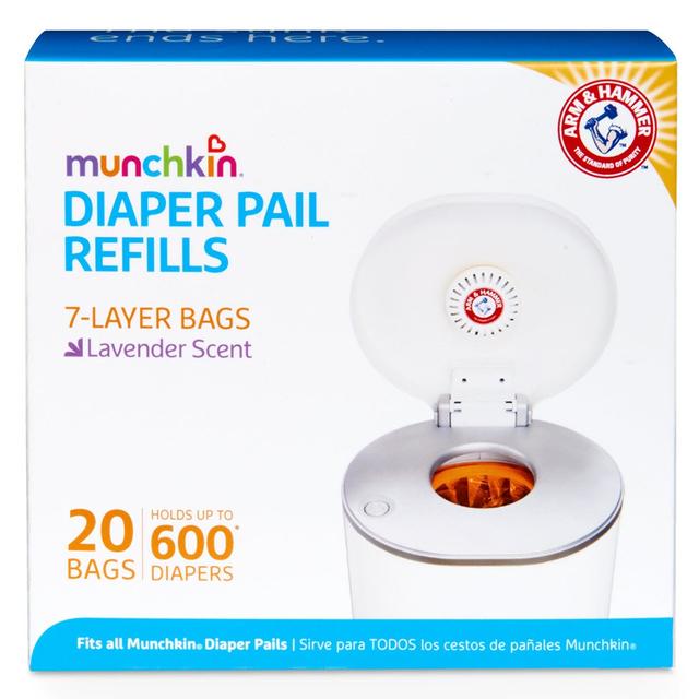 Munchkin - Arm & Hammer Diaper Pail Refill Bags 20pack - SW1hZ2U6NjU4NjQx