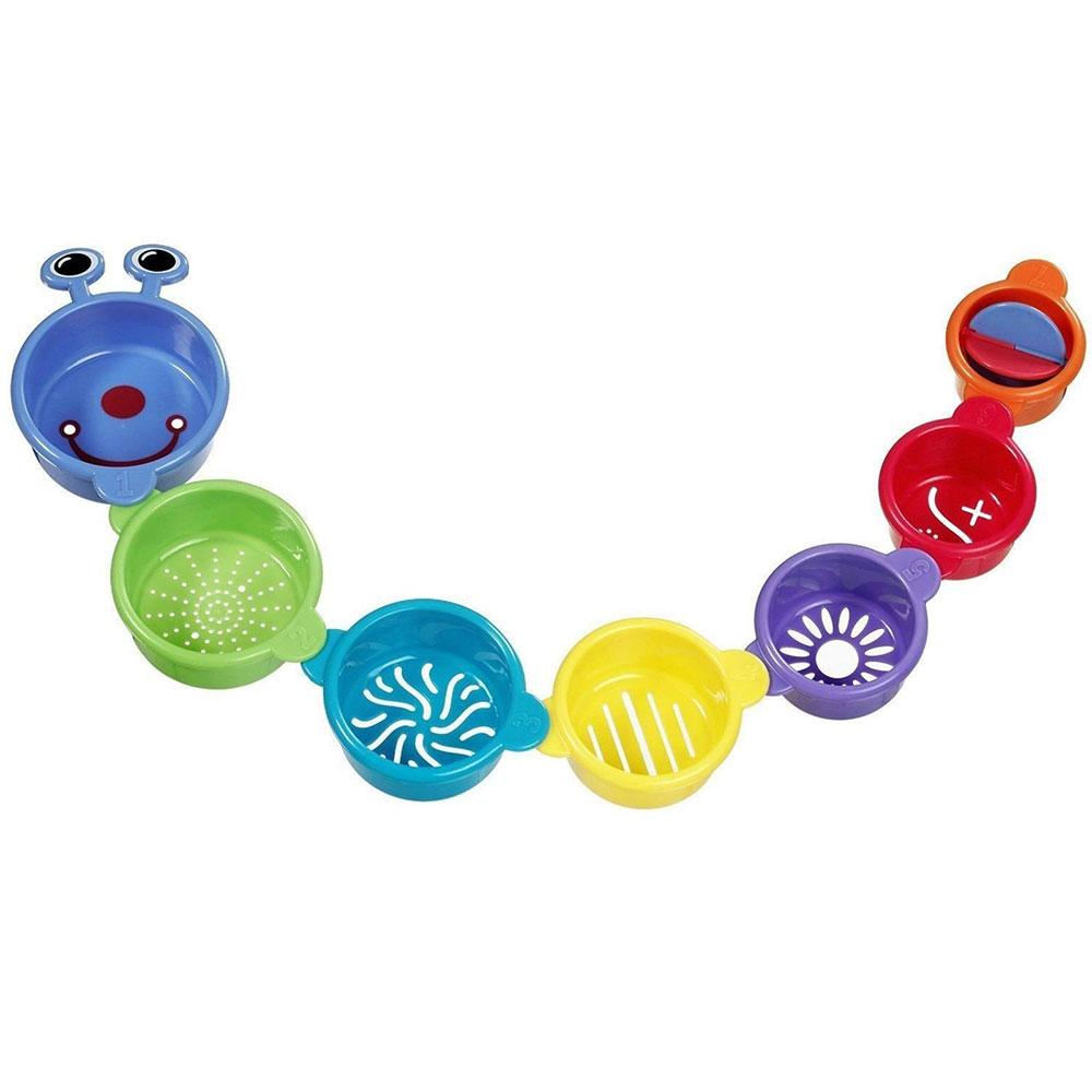 لعبة الدودة للاستحمام للاطفال أزرق منشكين Munchkin Caterpillar Spillers