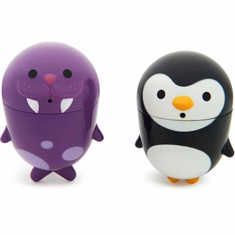 ألعاب نافورات حمام للأطفال 2 قطعة بطرق و حصان البحر CleanSqueeze Bath Squirts 2pk Penguin Walrus - Munchkin