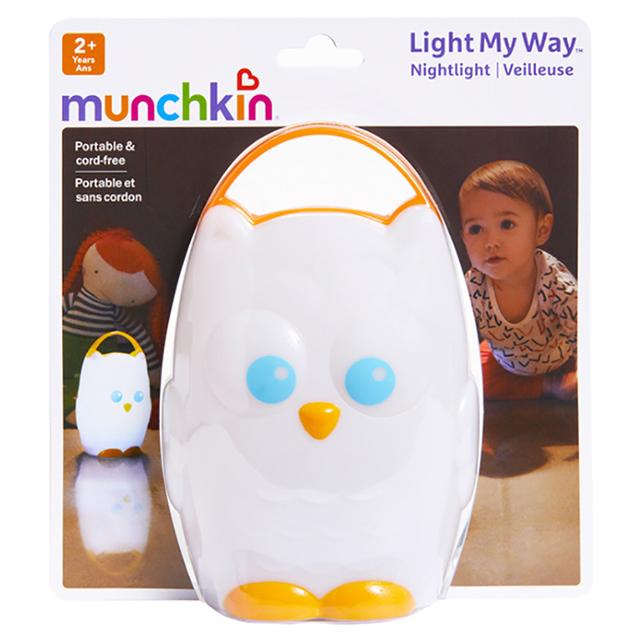 مصباح ليلي يعمل على بطارية للاطفال منشكين Munchkin Light My Way Nightlight - SW1hZ2U6NjU4OTU5