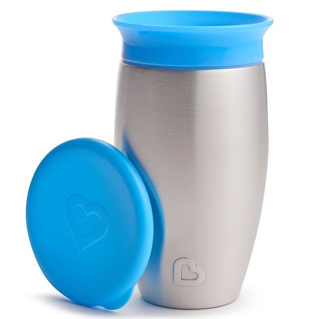 Munchkin - Miracle 360 Stainless Sippy Cup 10oz - Blue - SW1hZ2U6NjU5Mzg1